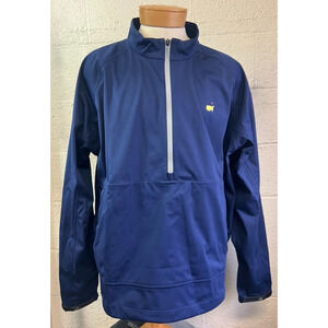 New Without tags Masters Tech Golf Pullover Zip Up Rain Jacket Blue Size XXL